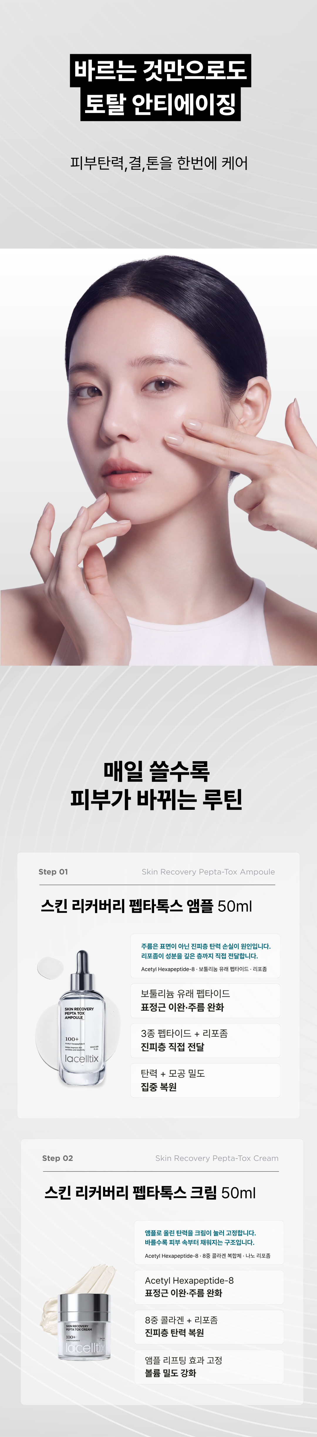 라셀틱스 스킨 리커버리 풀케어 플러스 세트 상세 이미지